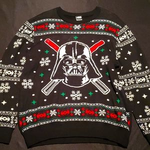 Men's Darth Vader Ugly Sweater | 2XL